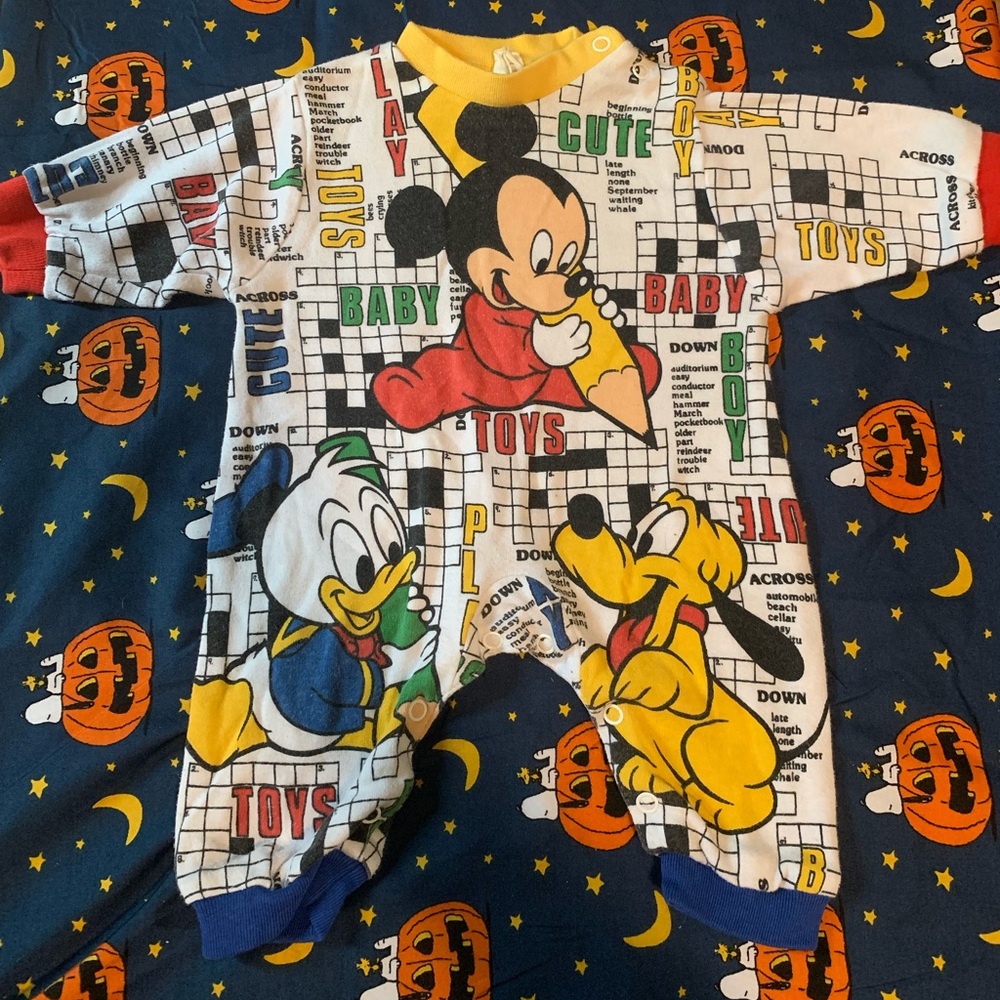 -SOLD- Vintage Disney Babies One Piece Romper